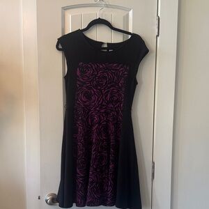 Black and Purple Kids Casual Dress